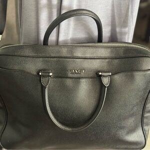 Coach Briefcase/Tote. Shoulder or Crossbody with adjustable straps.